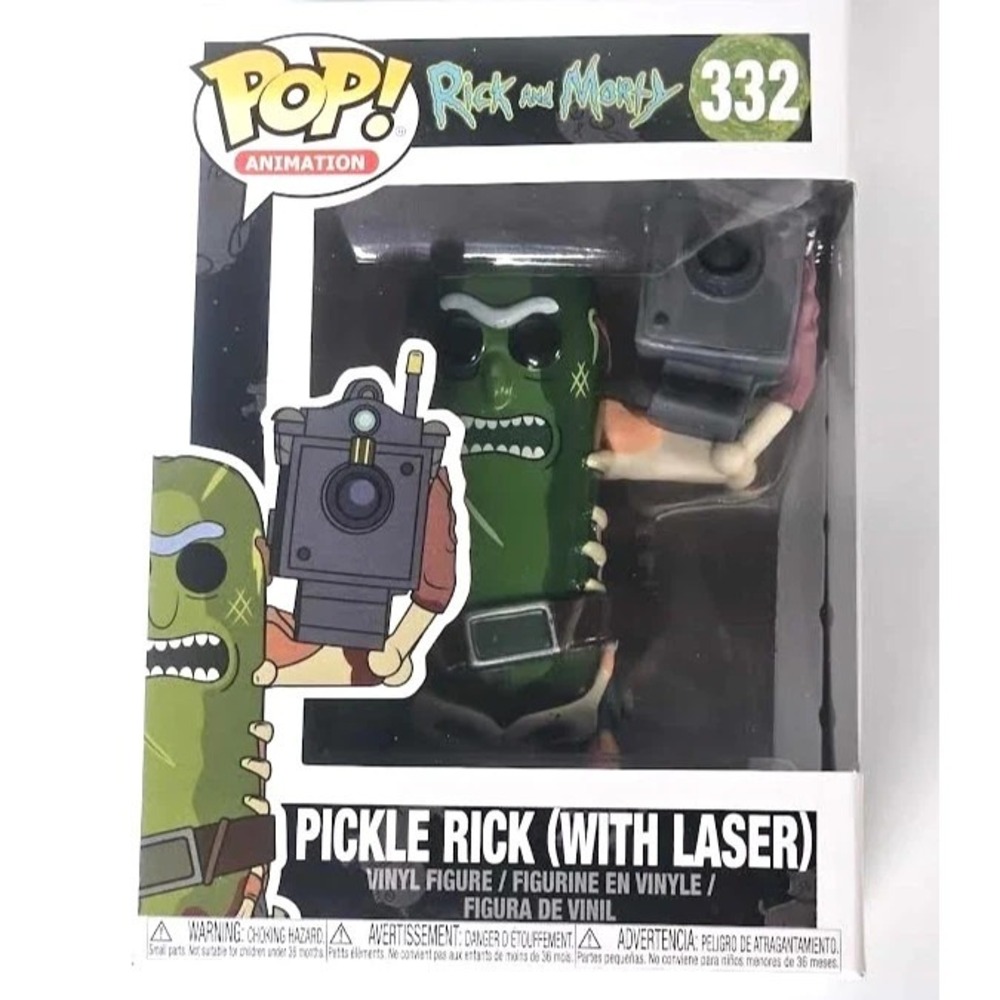 Funko Pop! Adult Swim Rick and Morty Pickle Rick With Laser 332